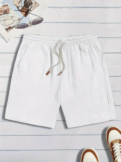 Let Afslappet Linned Sommer Shorts