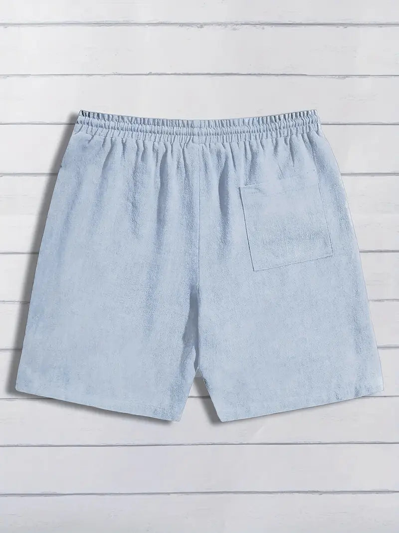 Let Afslappet Linned Sommer Shorts