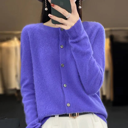 Stilfuld Blød og elegant uldcardigan