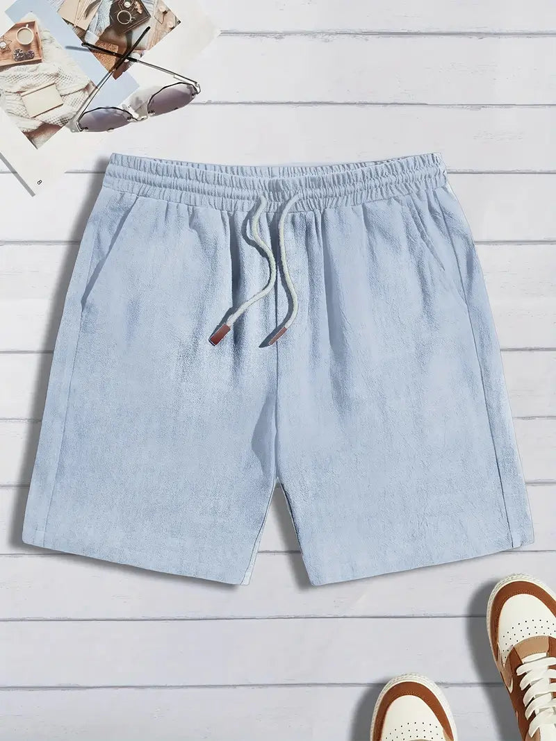 Let Afslappet Linned Sommer Shorts