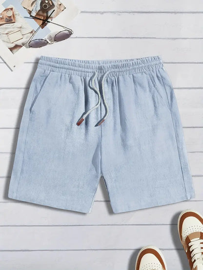 Let Afslappet Linned Sommer Shorts