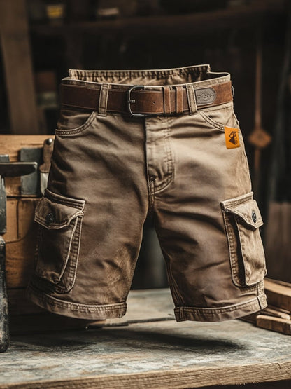 Moderne Praktiske Komfortable Arbejds Shorts