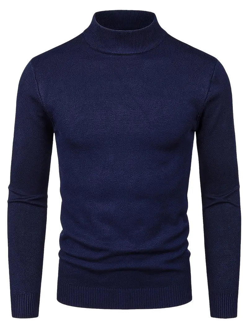 Elegant Turtleneck Sweater Til Herrer