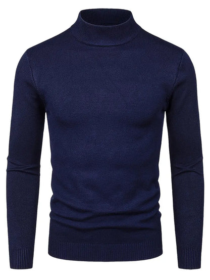 Elegant Turtleneck Sweater Til Herrer