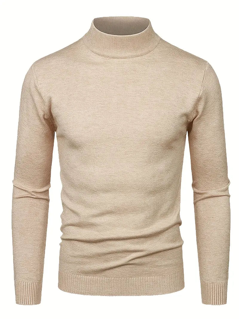 Elegant Turtleneck Sweater Til Herrer