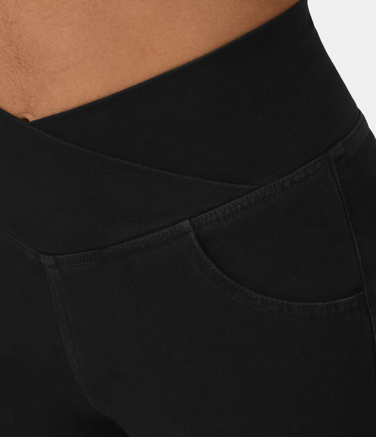 CurveChic - Jeans med høj talje i stretchdenim