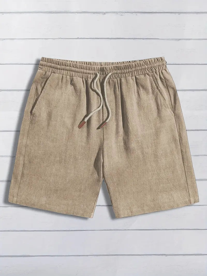 Let Afslappet Linned Sommer Shorts