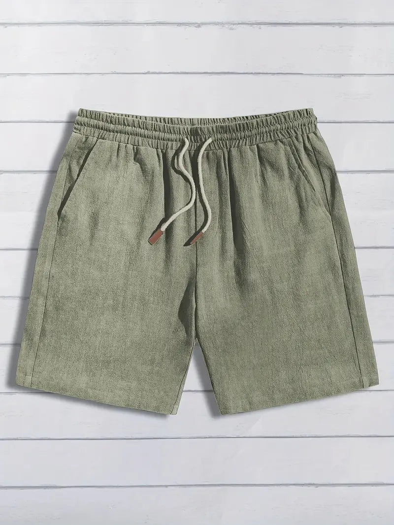 Let Afslappet Linned Sommer Shorts