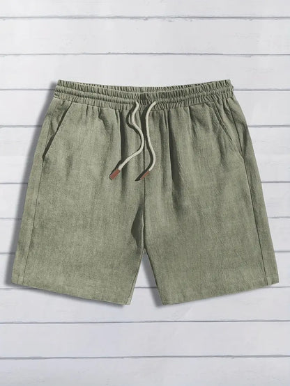 Let Afslappet Linned Sommer Shorts