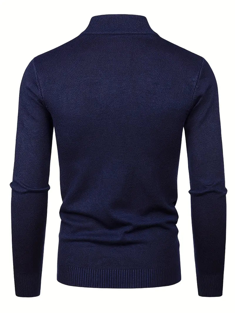 Elegant Turtleneck Sweater Til Herrer
