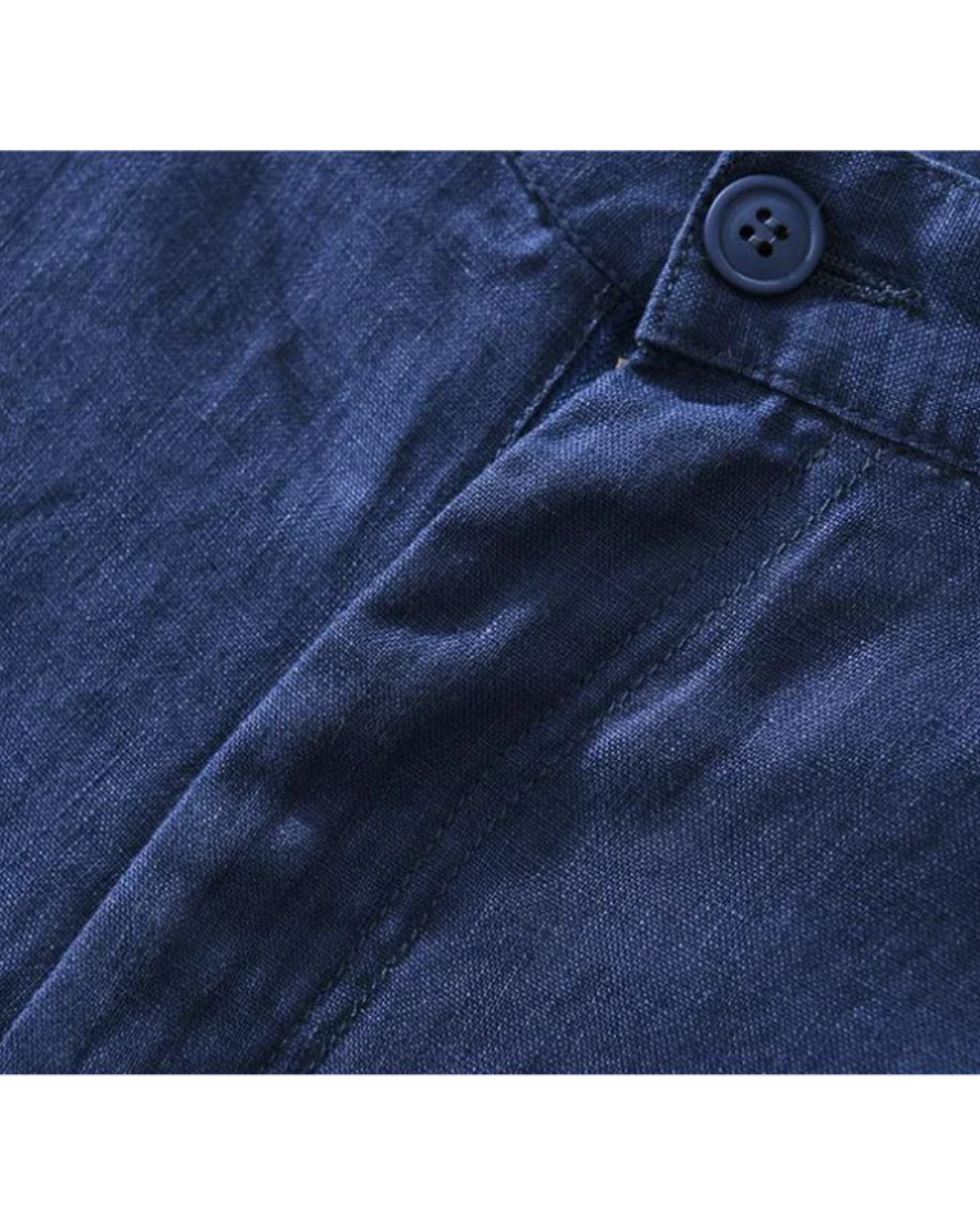 Komfortable Afslappet Letvægts Linned Shorts