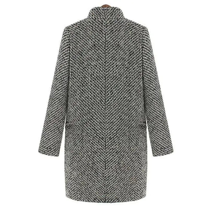 Behagelig Stilfuld Elegant Lang Frakke