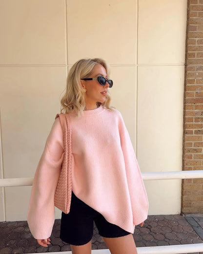 CozyCircle - Dame sweater med løs pasform
