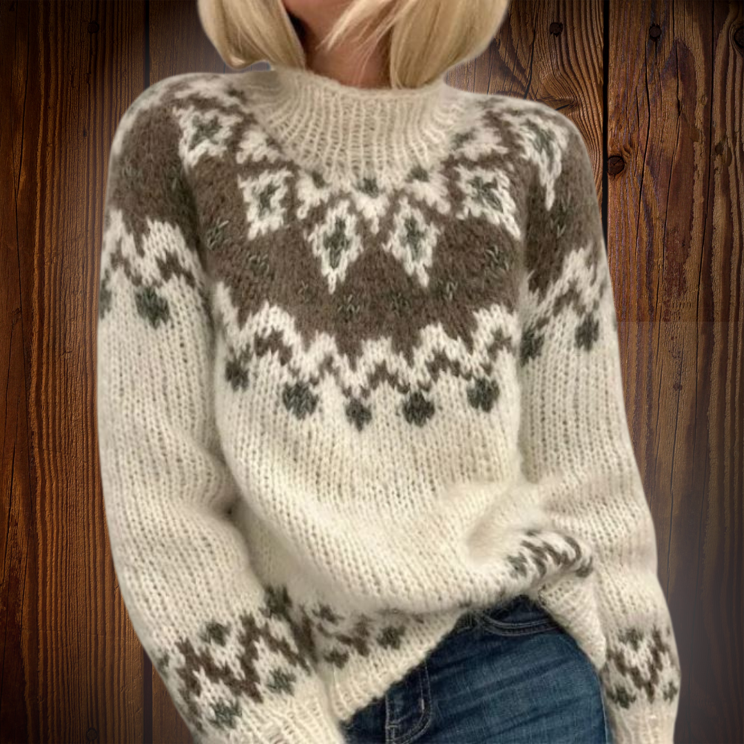Moderne Elegant Stilfuld Nordisk Vintersweater
