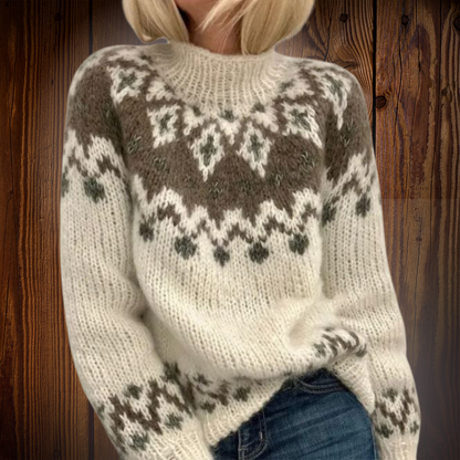 Moderne Elegant Stilfuld Nordisk Vintersweater