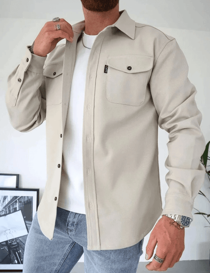 Moderne Elegant Komfortabel Stilfuld Herreskjorte