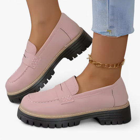 Nora - Afslappede slip-on loafers med afrundet tå