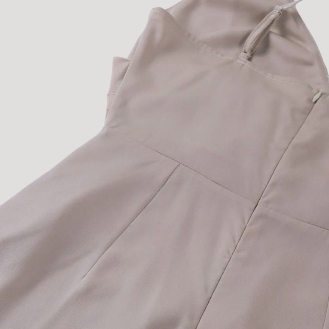 Dame Elegant Bryllupsgæst Slit Maxi Kjole