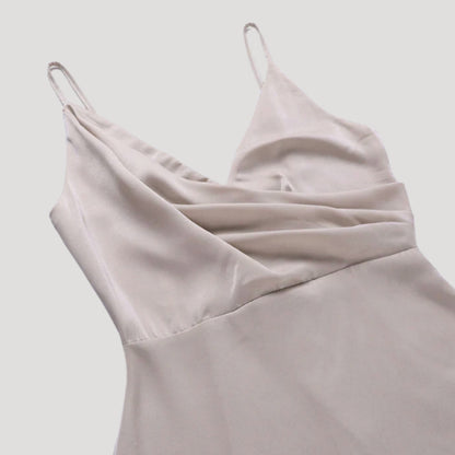 Dame Elegant Bryllupsgæst Slit Maxi Kjole