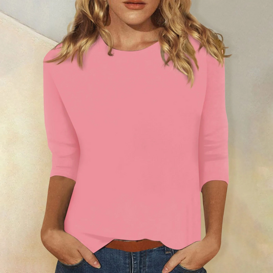 Elegant Casual Stilfuld Langærmet Top