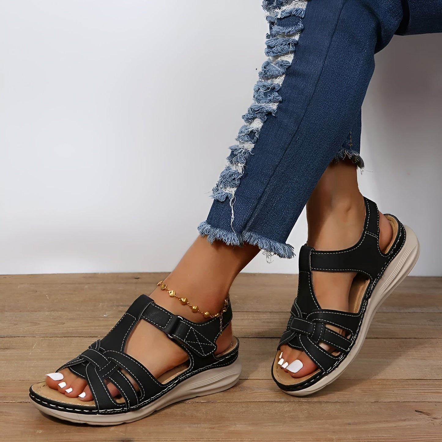 Maria - Letvægts sandaler med skridsikker sål