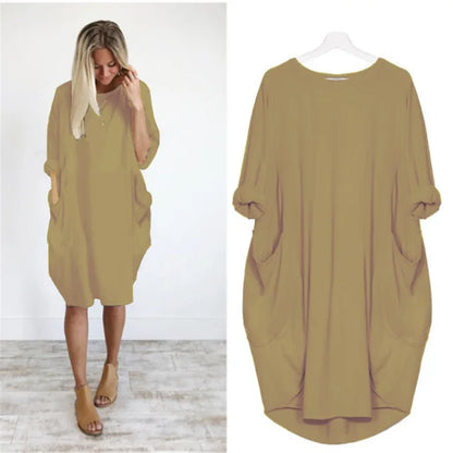 Elegant Stilfuld Relaxed Fit Kjole