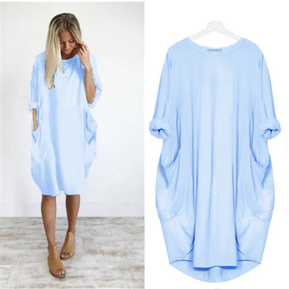 Elegant Stilfuld Relaxed Fit Kjole