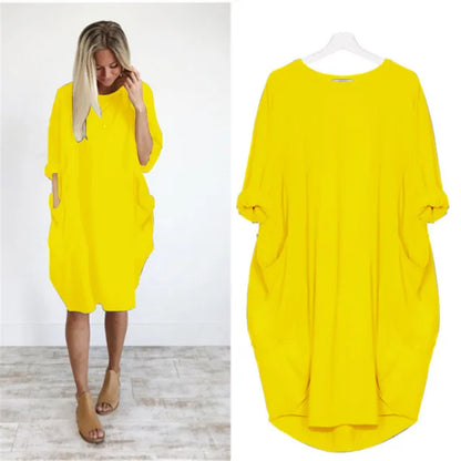 Elegant Stilfuld Relaxed Fit Kjole