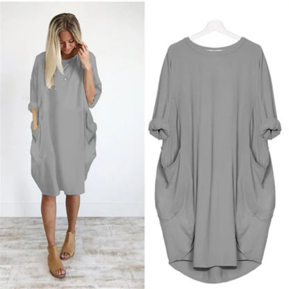 Elegant Stilfuld Relaxed Fit Kjole