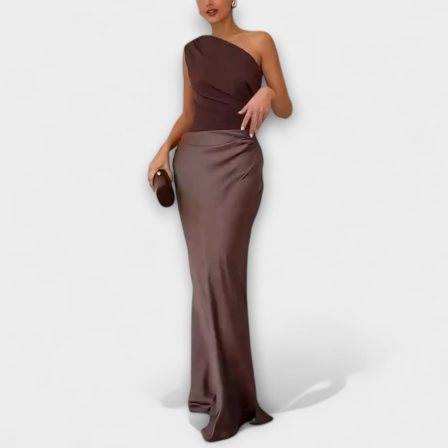 Moderne Elegant Stilfuld Asymmetrisk Kjole
