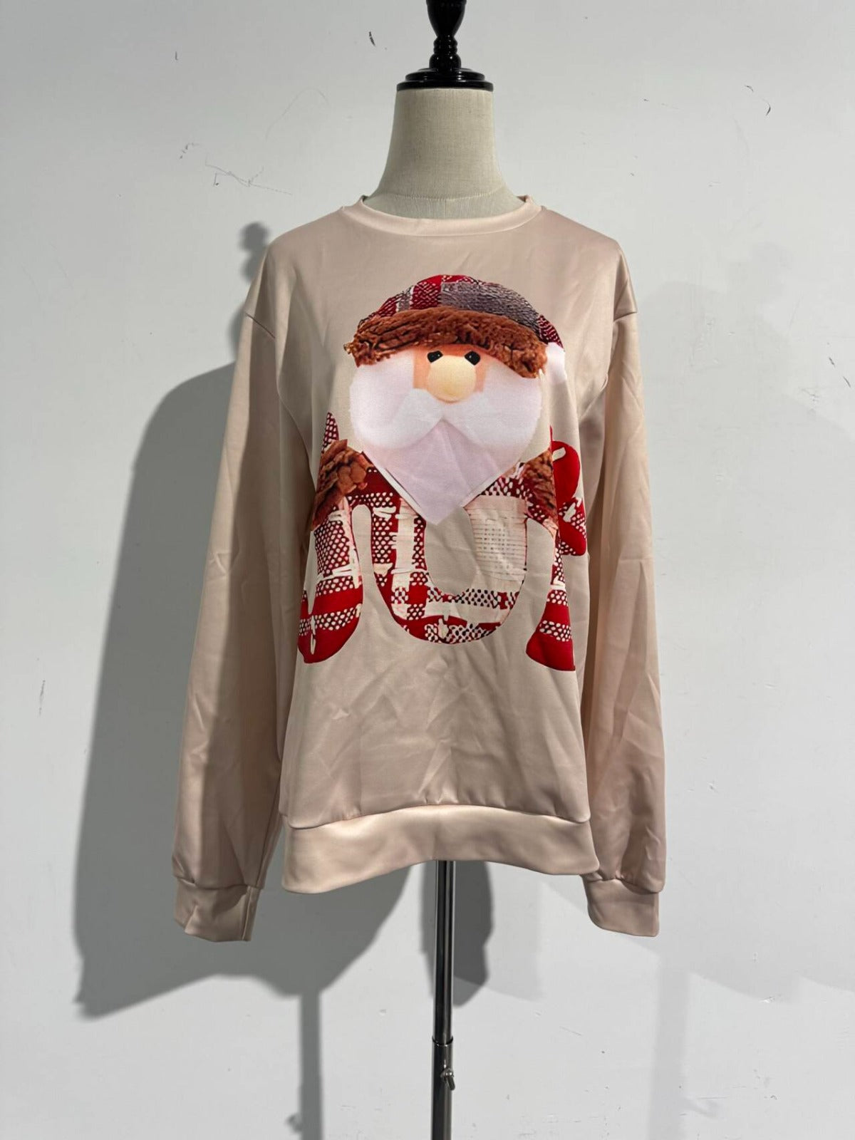 Snowflake | Julesweater i blød strik med klassisk rund hals