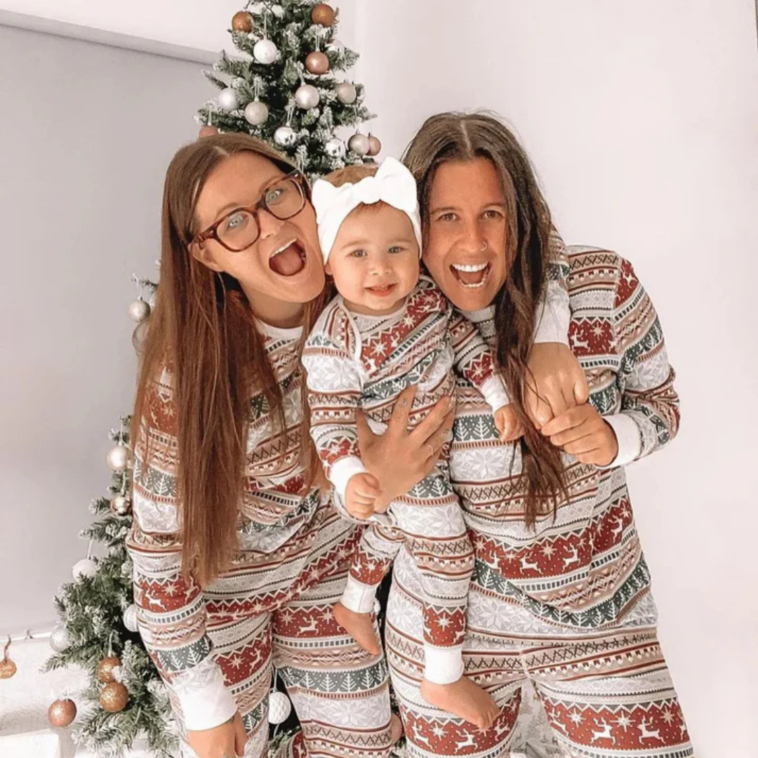 Wreath | Julepyjamas i blødt stof til hele familien