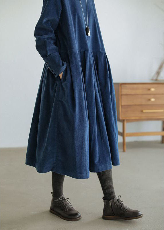 Moderne Dame Elegant Stilfuld Vinterkjole