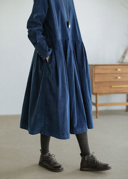 Moderne Dame Elegant Stilfuld Vinterkjole