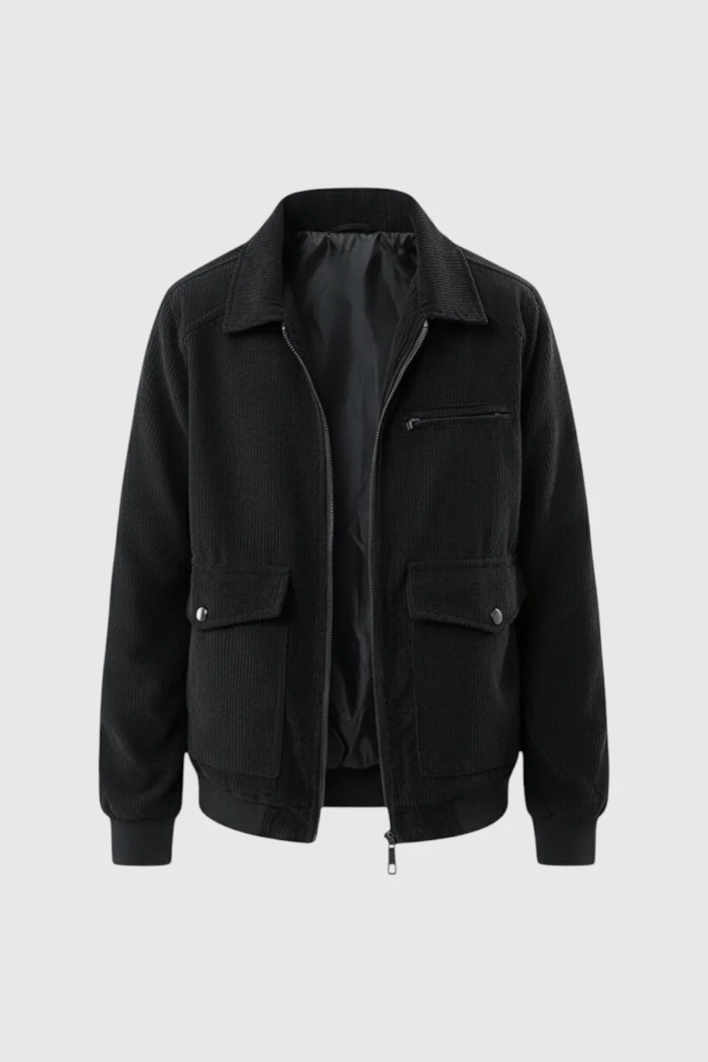 Moderne Casual Stilfuld Corduroy Jakke