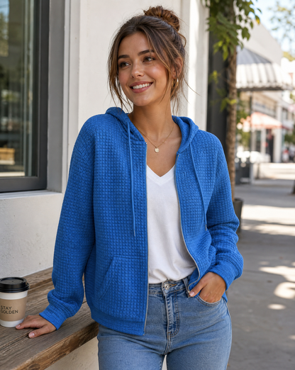 Kristine | Elegant langlinjet åben cardigan i blødt strik til kvinder