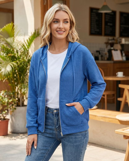 Kristine | Elegant langlinjet åben cardigan i blødt strik til kvinder