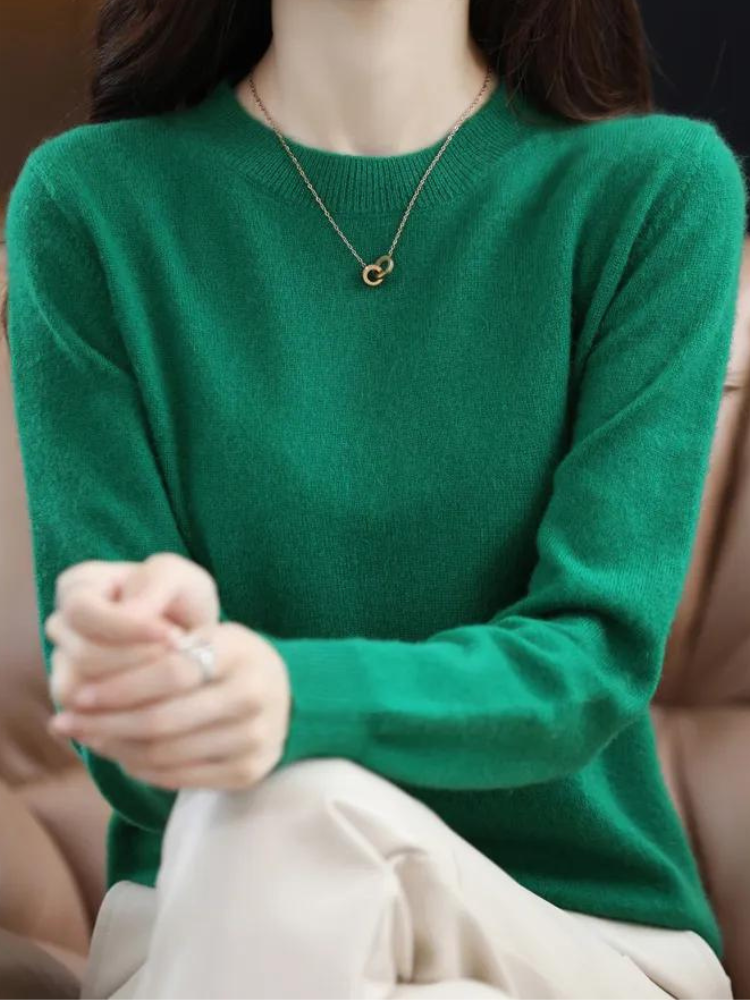 Edda | Elegant strikpullover med blød maske og moderne pasform