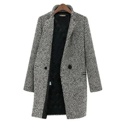Behagelig Stilfuld Elegant Lang Frakke