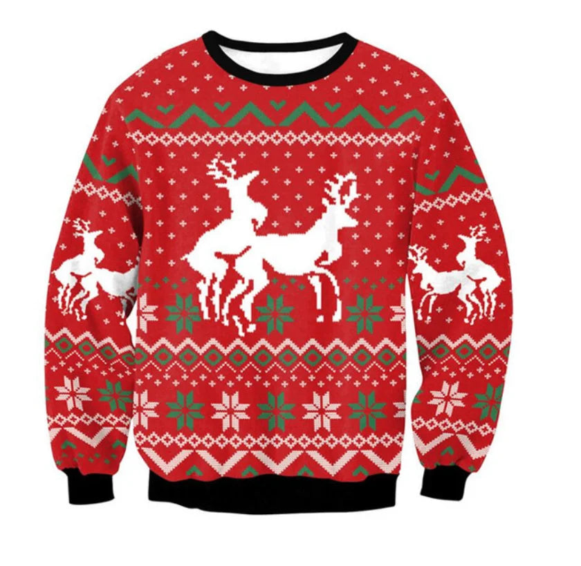 Joseph | Julesweater med sjovt julemotiv og løs pasform