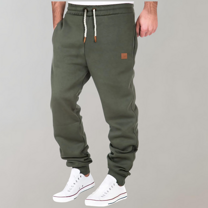 Moderne Komfortable Casual Marineblå Joggingbukser