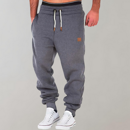 Moderne Komfortable Casual Marineblå Joggingbukser