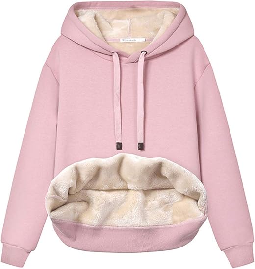 Ingrid | Varmt foret hoodie med justerbar kapuchon og elastiske manchetter