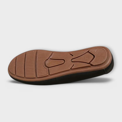 Luna - Slip-on loafers med afrundet tå og kædedetalje