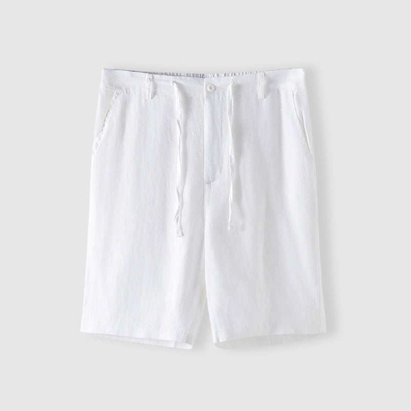 Komfortable Højkvalitets Let Linned Shorts