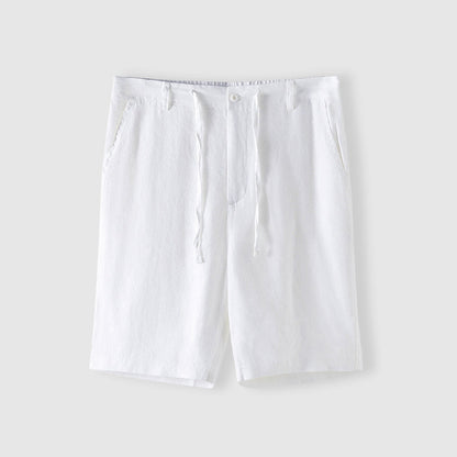 Komfortable Højkvalitets Let Linned Shorts