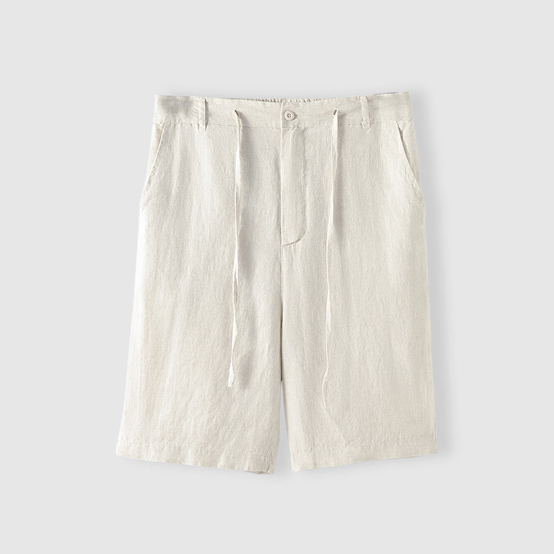 Komfortable Højkvalitets Let Linned Shorts
