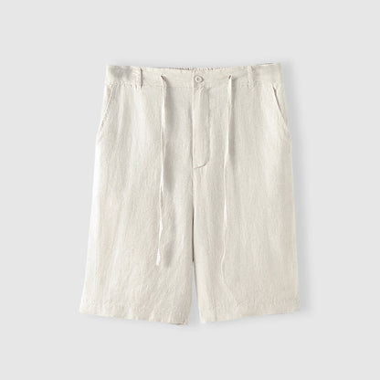 Komfortable Højkvalitets Let Linned Shorts