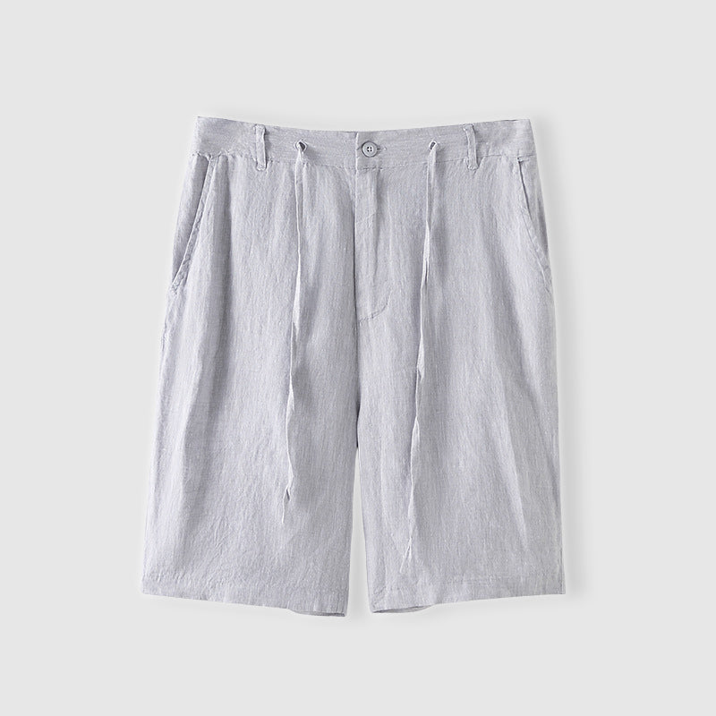 Komfortable Højkvalitets Let Linned Shorts