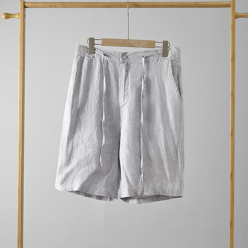 Komfortable Højkvalitets Let Linned Shorts